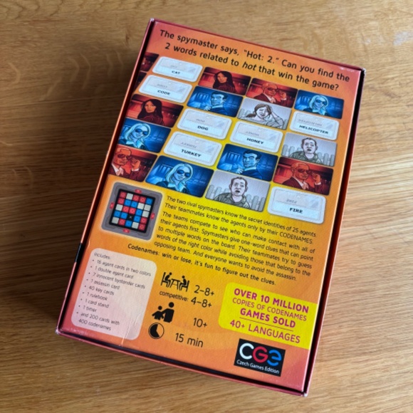 NEW, Czech Games Edition, CODENAMES, (English Edition) - Picture 2 of 11